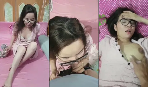 Lên giường cùng chị kế toán đang nuôi con nhỏ, vừa chịch vừa bú hết sữa còn bắt nuốt hết tinh trùng - không che